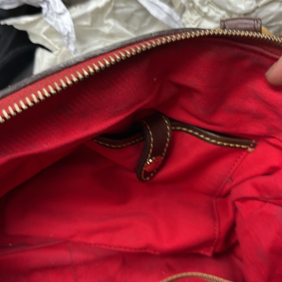 Dooney & Bourke Black and Brown Leather Men's Bag - Picture 7 of 7